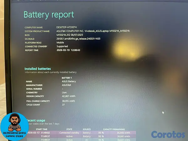 computadoras y laptops - Asus VivoBook Ryzen 5, 16GB RAM, 512 SSD 6