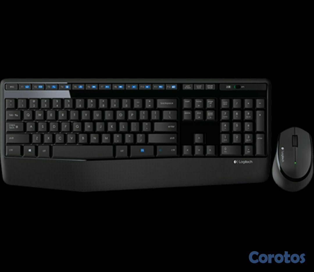 computadoras y laptops - TECLADO MOUSE LOGITECH MK345 USB WIRELESS RECEIVER 2.4GHZ WIRELESS, INGLES, 10M  2