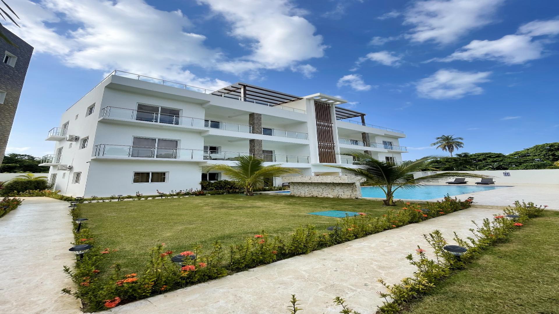 apartamentos - VENTA DE APARTAMENTO AMUEBLADO CON PISCINA EN LAS TERRENAS
