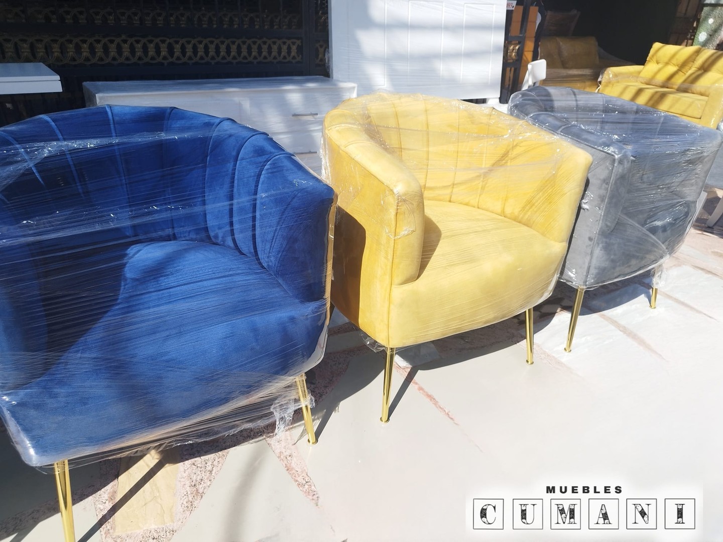 muebles y colchones - butacas elegantes