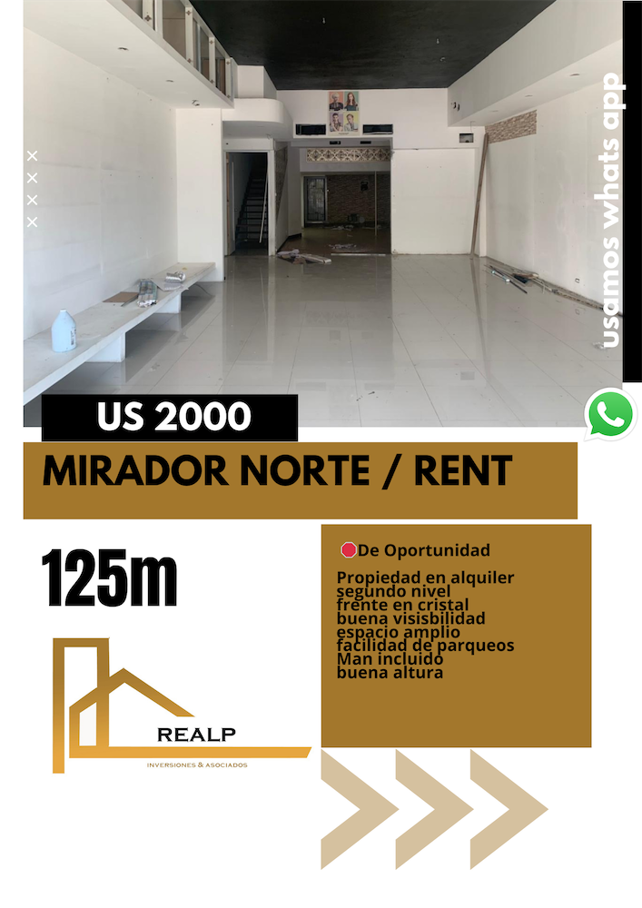 oficinas y locales comerciales - Local en el mirador norte