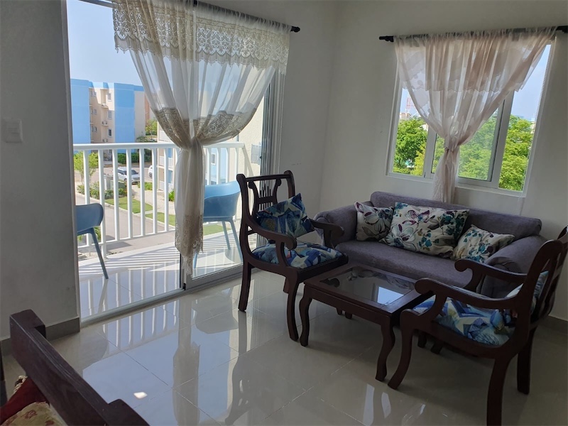 apartamentos - Se renta apartamento de 2 habitaciones amueblado en Serena Village Punta Cana 1