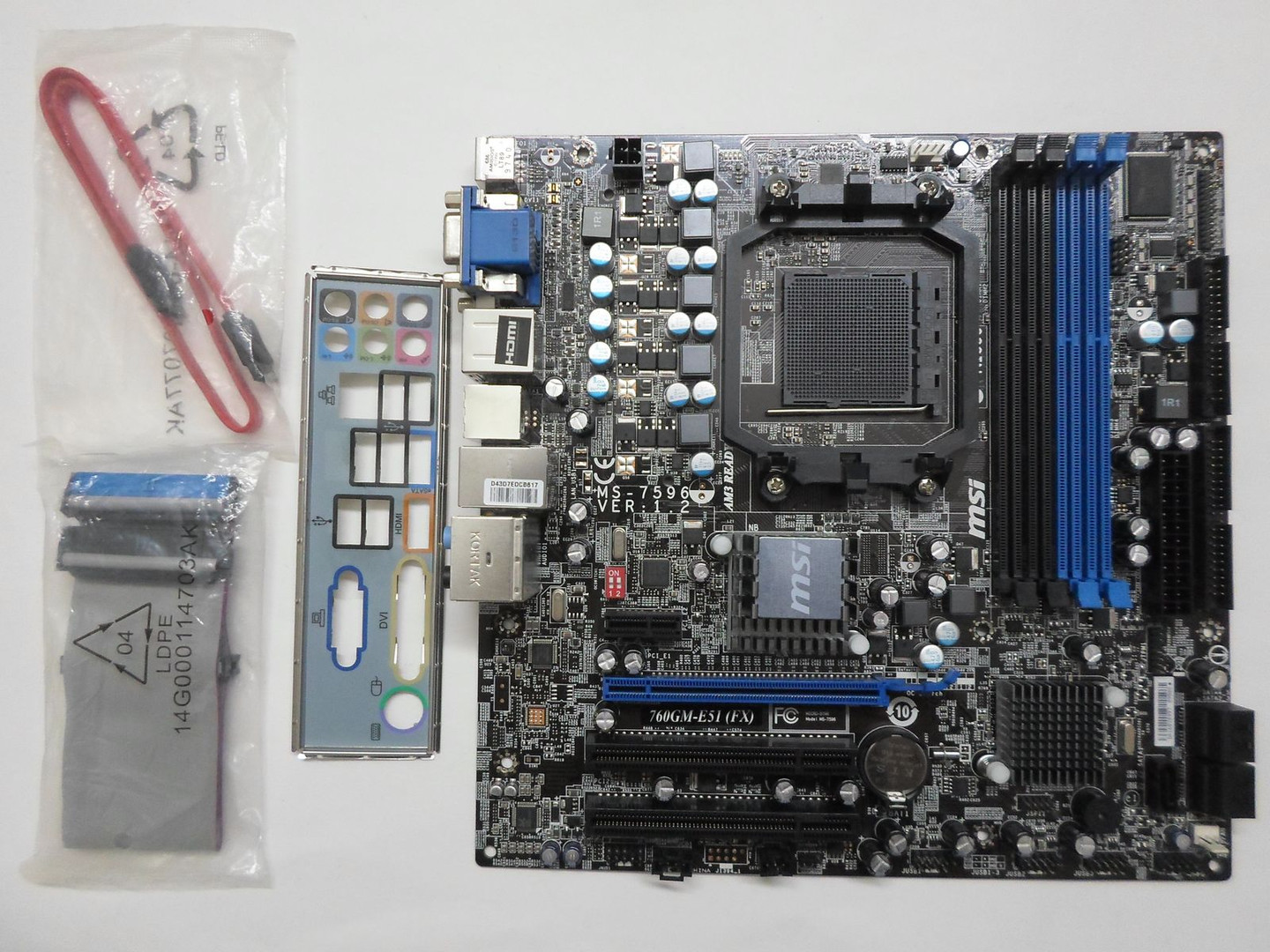 computadoras y laptops - Motherboard MSI 760GM-E51 (FX) DDR3 Socket AM3+