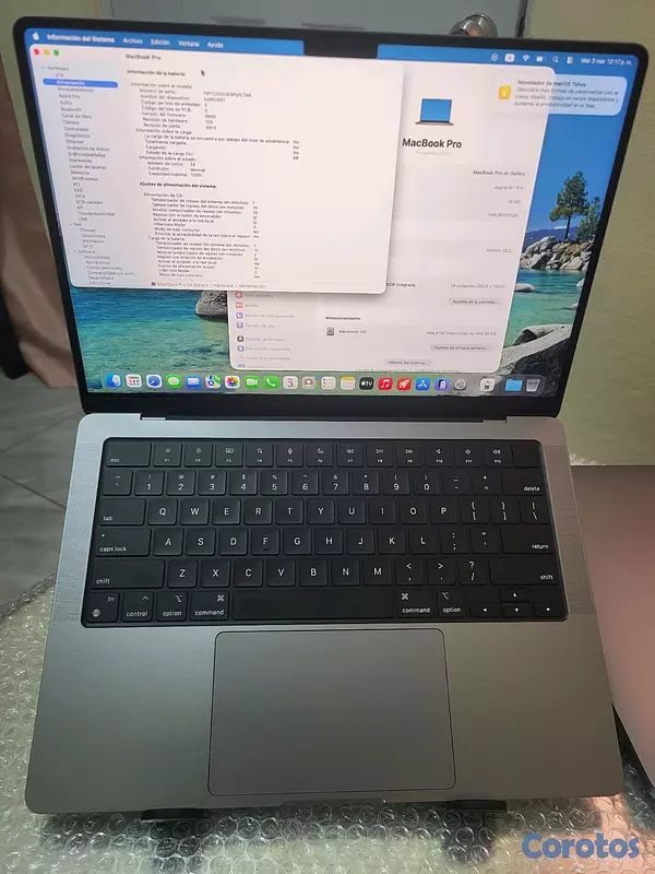 computadoras y laptops - Macbook Pro 2021 (M1pro) 14" 512GB SSD  2