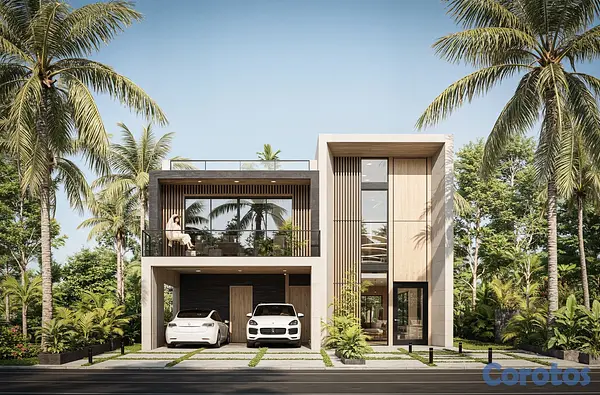 casas vacacionales y villas - venta de Villa Luxury en playa nueva Romana diseño de lujo y primera  5