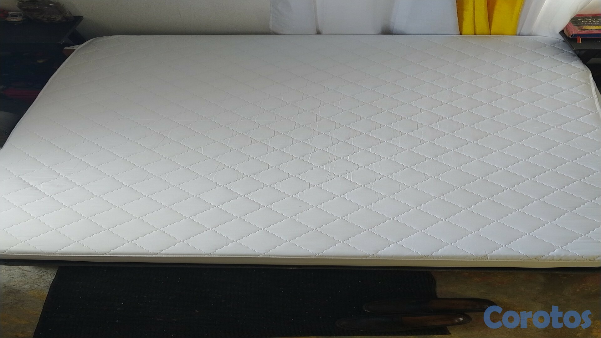 muebles y colchones - Cama Completa Doble Pillow Top 2