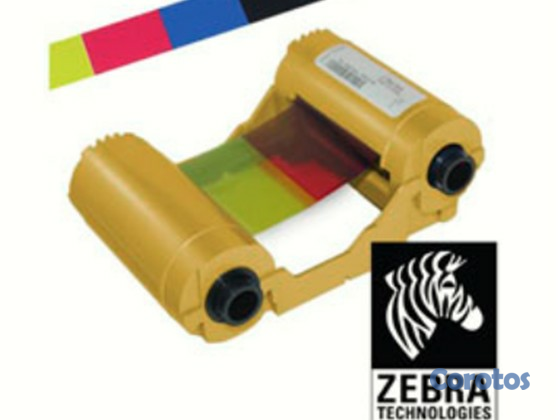 impresoras y scanners - CINTA PARA IMPRESORA ZEBRA ZXP SERIE 3, COLOR YMCKO, RENDIMIENTO 200 IMPRESIONES