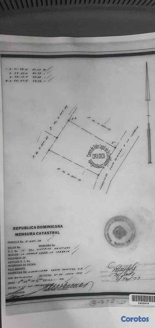 solares y terrenos - Solar en la Carretera la Isabela de 975m2 2