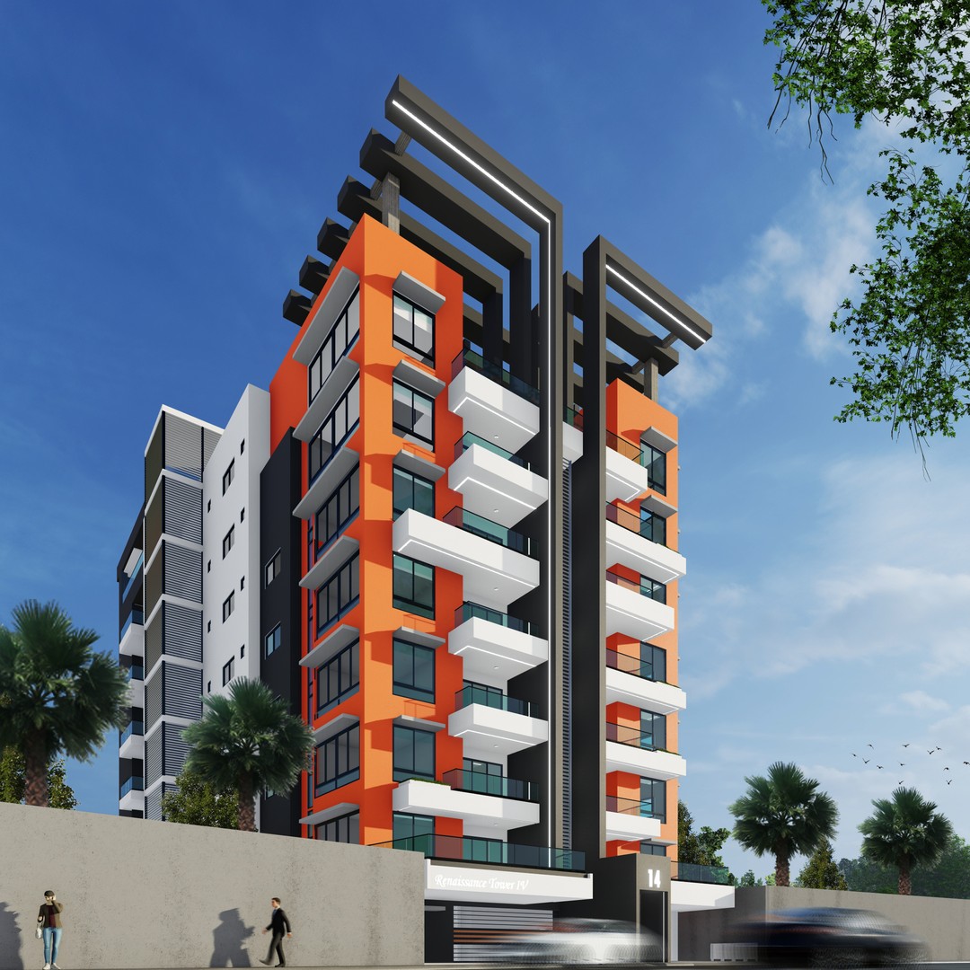 apartamentos - Moderna torre de apartamentos en Los Cacicazgos.
