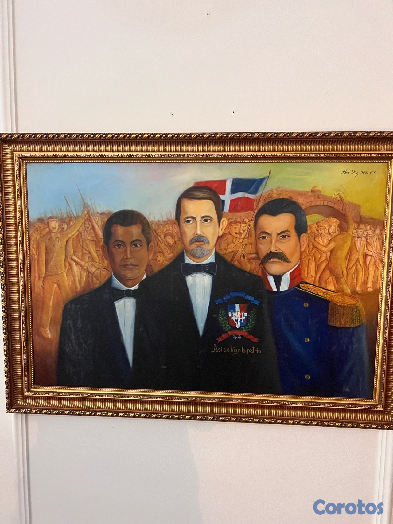 arte y antigüedades - cuadro de Lan Díaz 2001 3