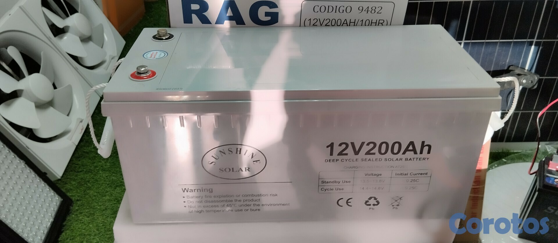 otros electronicos -  baterías de gelatina tipo industrial 2