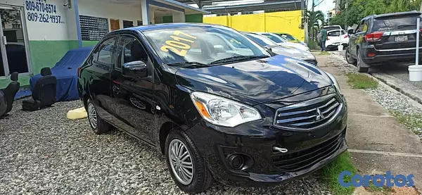 carros - MITSUBISHI MIRAGE 2017 NEGRO 4