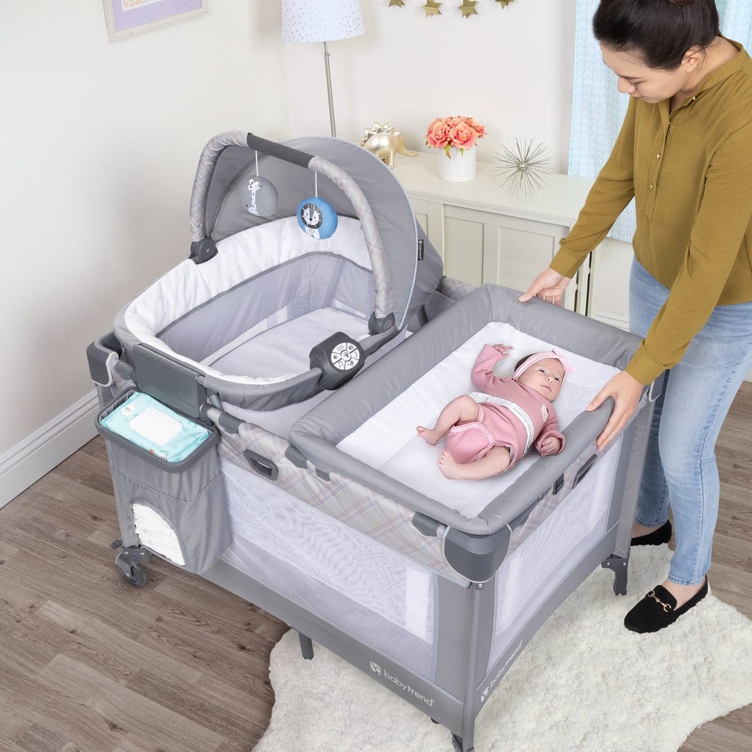 muebles - Estación Baby Trend para el descanso del bebé 8
