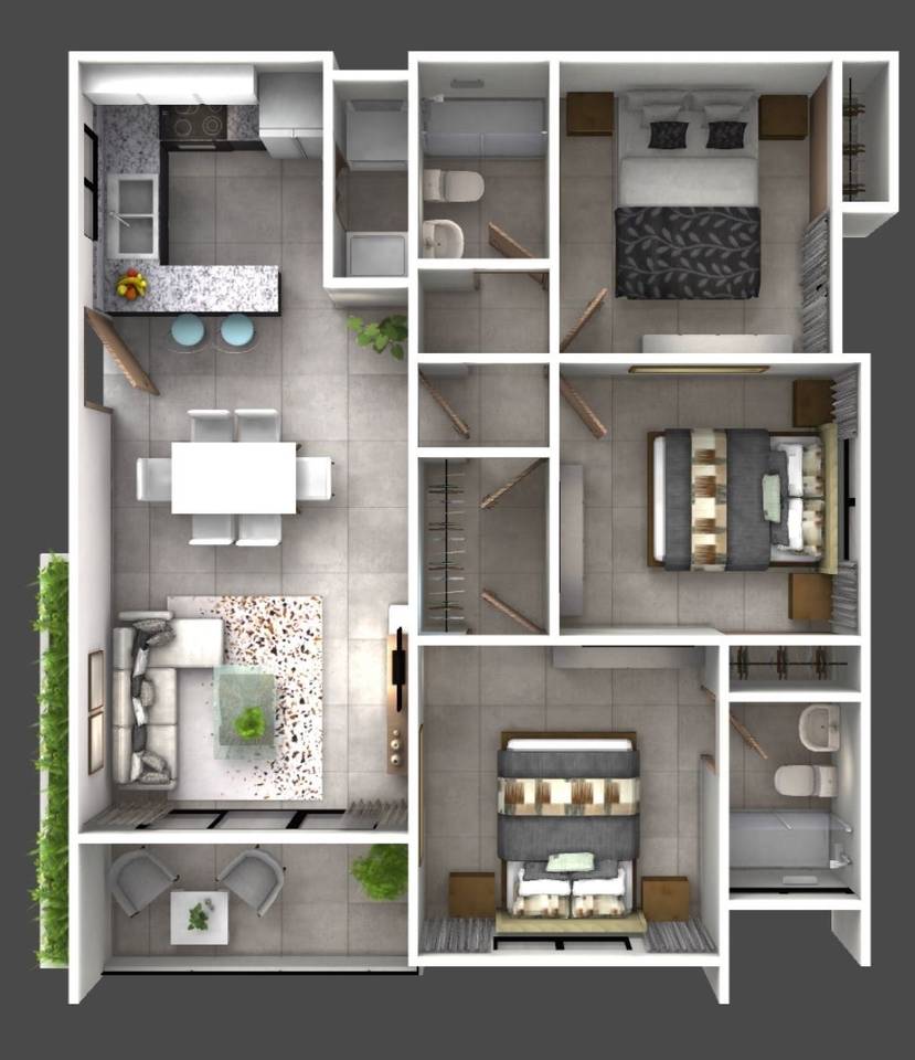 apartamentos - APARTAMENTOS PARQUE DEL ESTE, SANTO DOMINGO ESTE 8