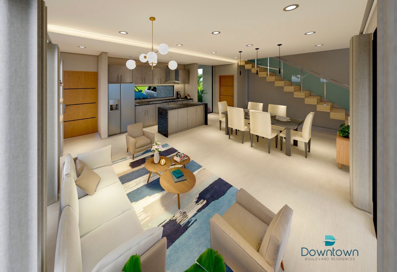 casas vacacionales y villas - Proyecto de villas Townhouse en bávaro Punta cana precios desde 135,000usd 5