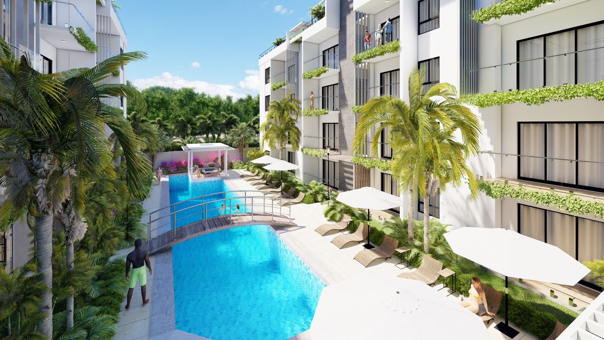 apartamentos - Venta de  apartamentos en PALM BEACH BAVARO 4