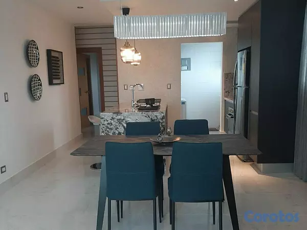 apartamentos - Apartamento Alquiler Piantini Amueblado UNA Habita 9