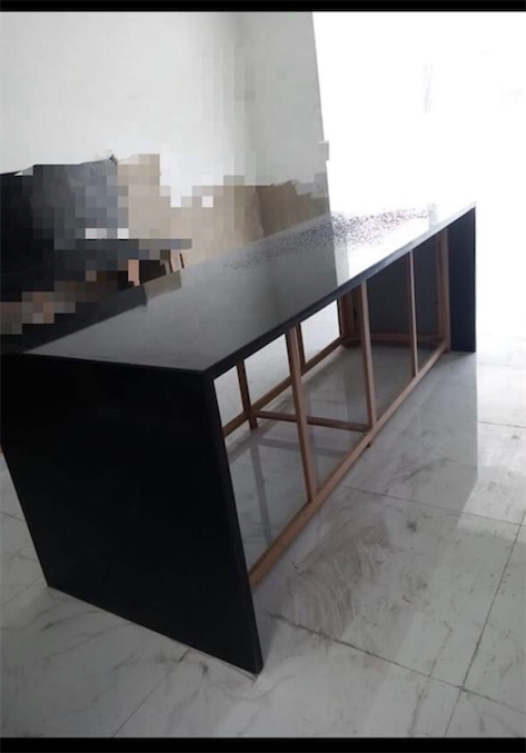 cocina - Isla de cocina en material de granito negro san Gabriel disponible
