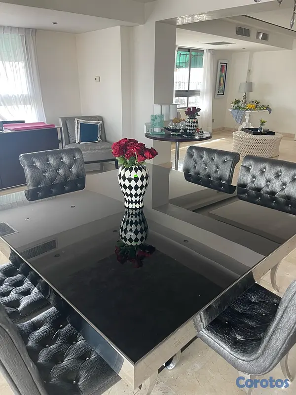 muebles y colchones - Juego de Comedor Contemporáneo de 6 sillas 2