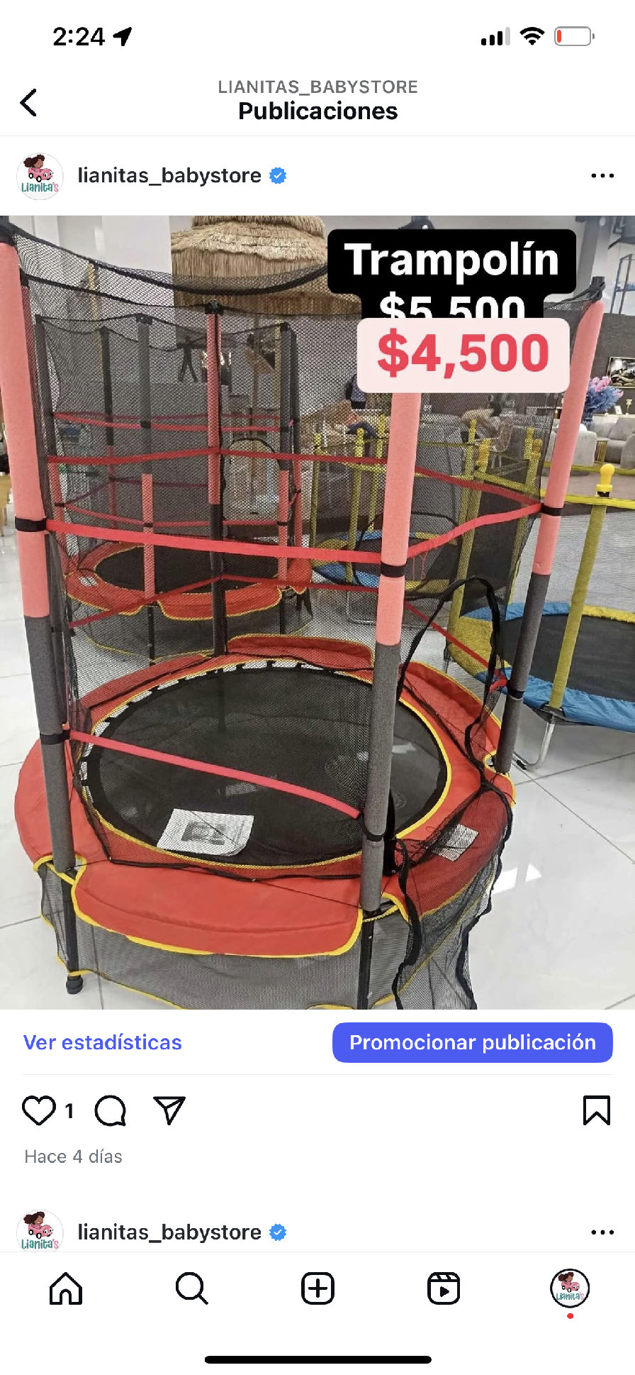 juguetes - trampolín para niños soporta hasta 200 libras Nuevo en su caja   2