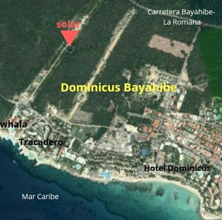 casas - En Bayahibe (Dominicus Americanus) Lote de terreno de 557 m2 .  
