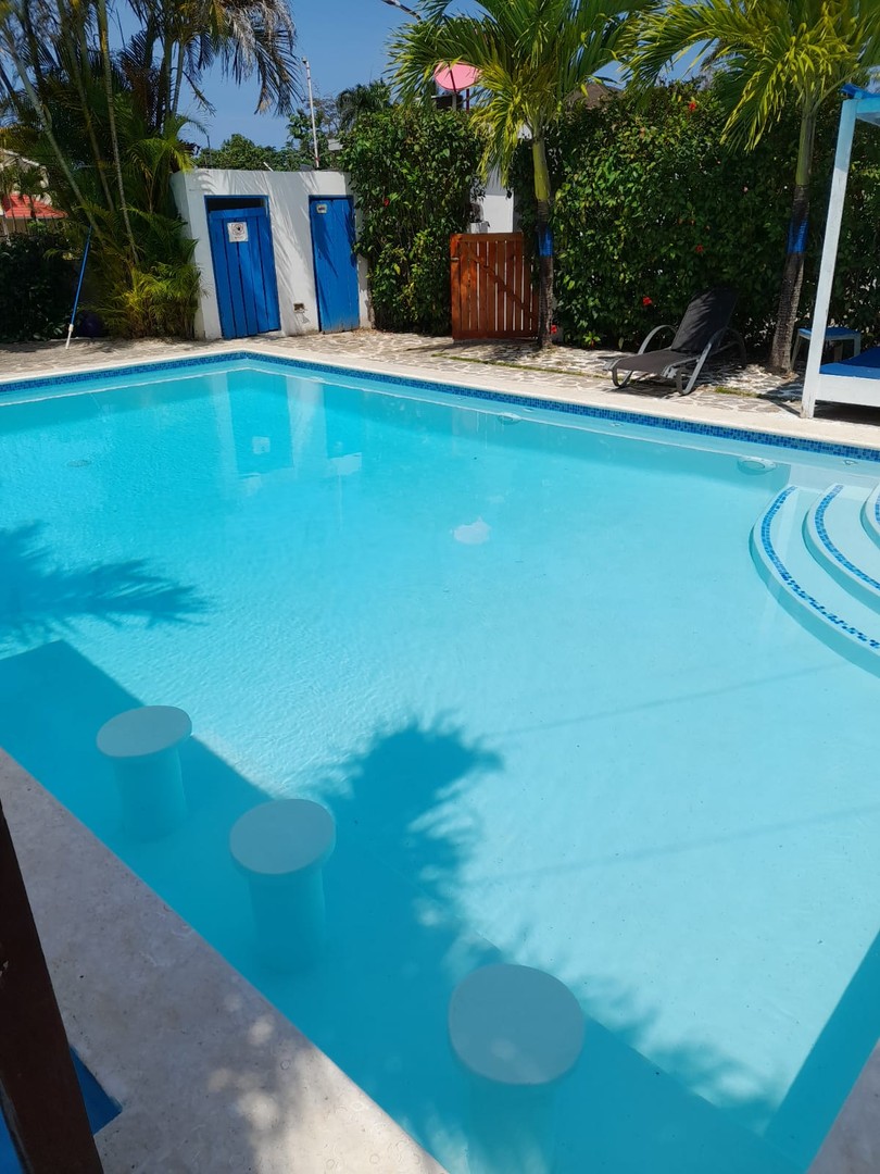 apartamentos - Alquiler Apartamento de 1 Habitación con piscina, Las Terrenas, Samaná