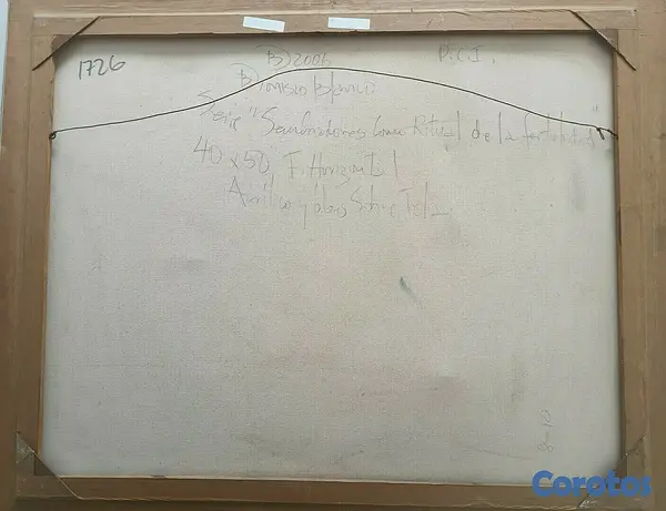 arte y antigüedades - Cuadro de Dionisio Blanco  2