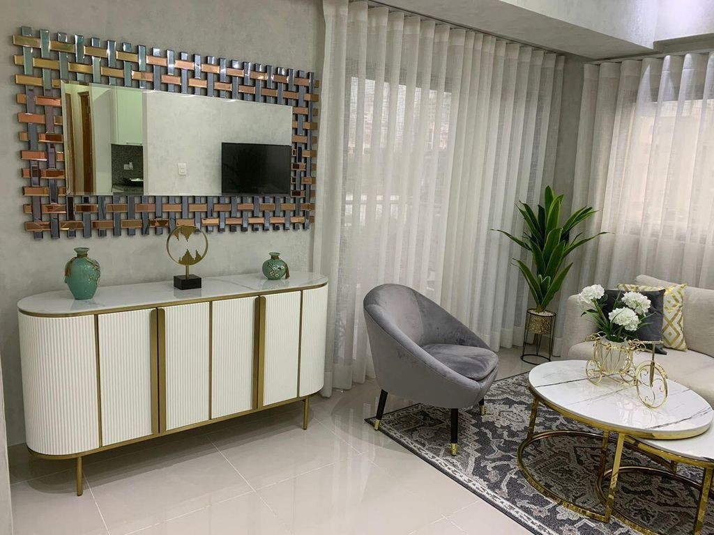 apartamentos - Apartamento, amueblado en alquiler, balcón, gimnasio, jacuzzi, seguridad.