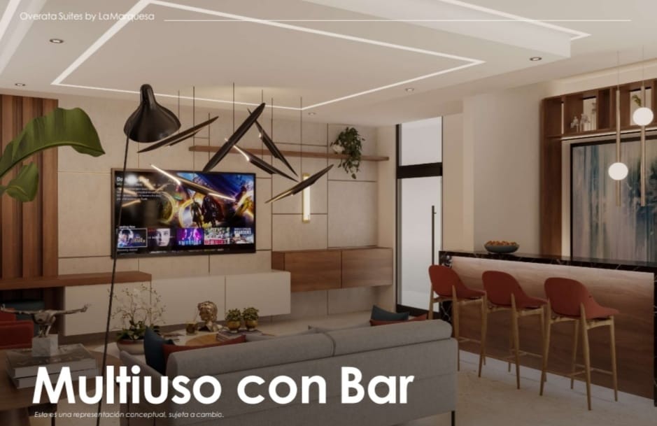 apartamentos - Alquilo apartamento nuevo a estrenar en el sector de Evaristo morales con linea  0