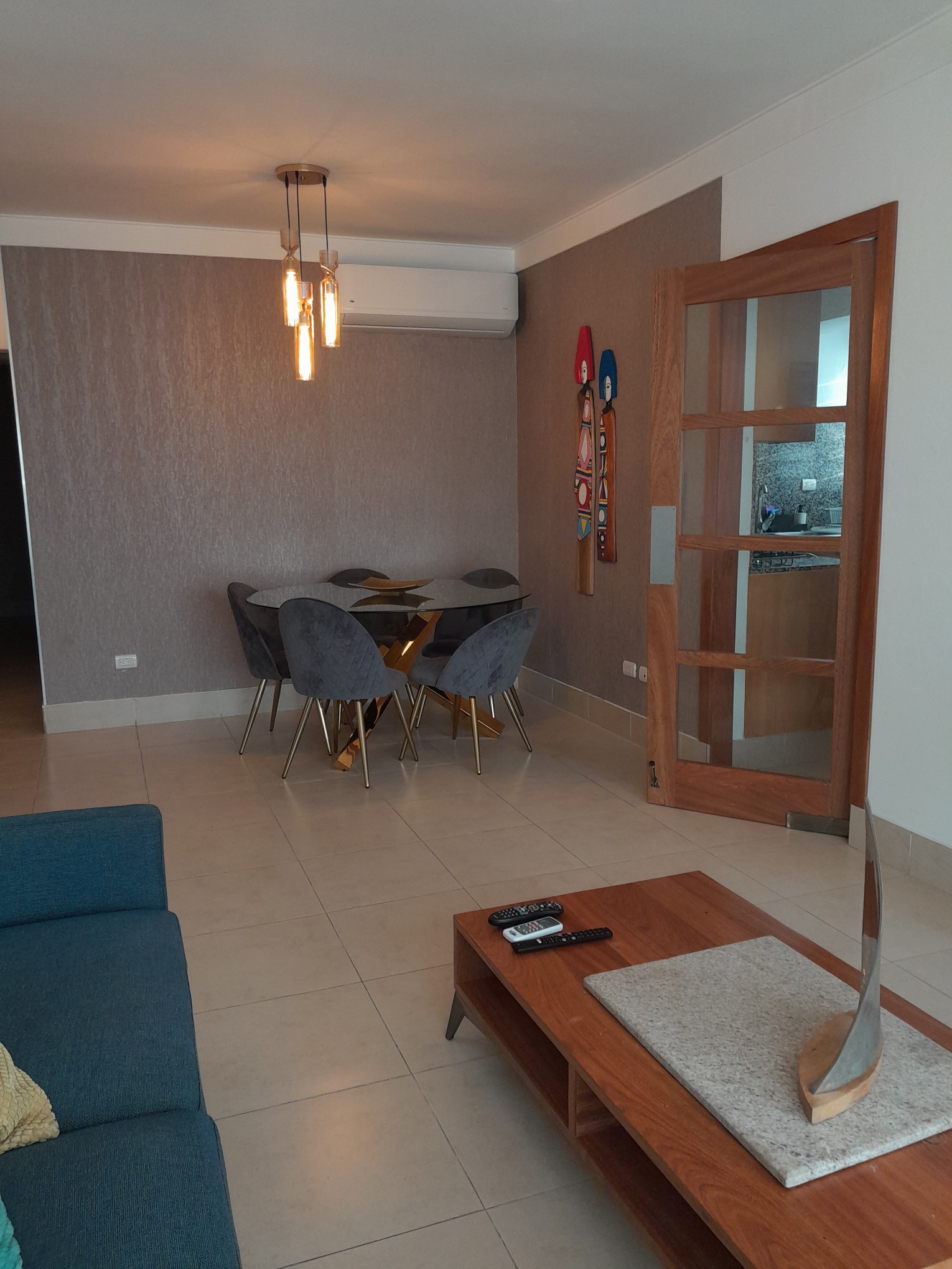 apartamentos - Rento apartamento amueblado moderno en Evaristo Morales 6