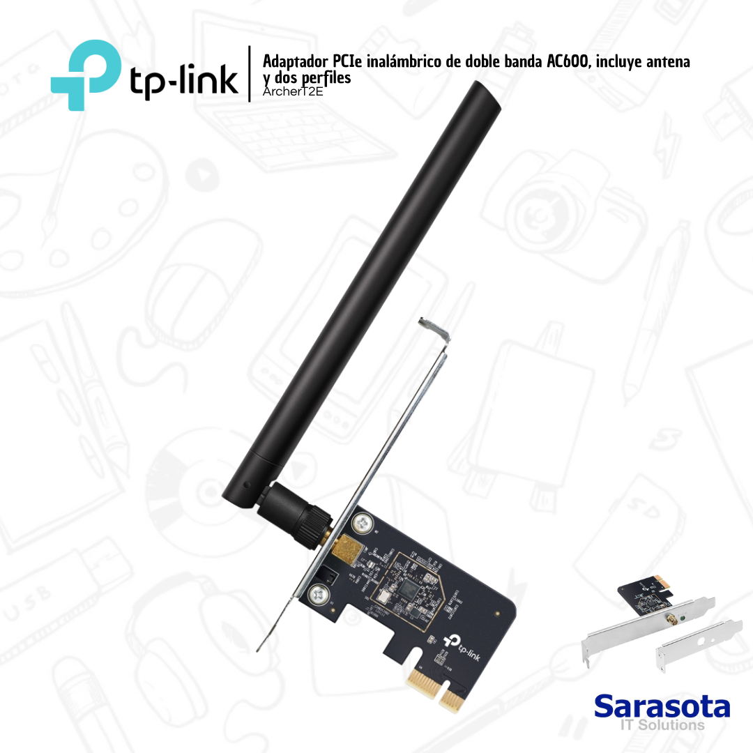 accesorios para electronica -  TP-Link Archer T2E Tarjeta de Red 5G