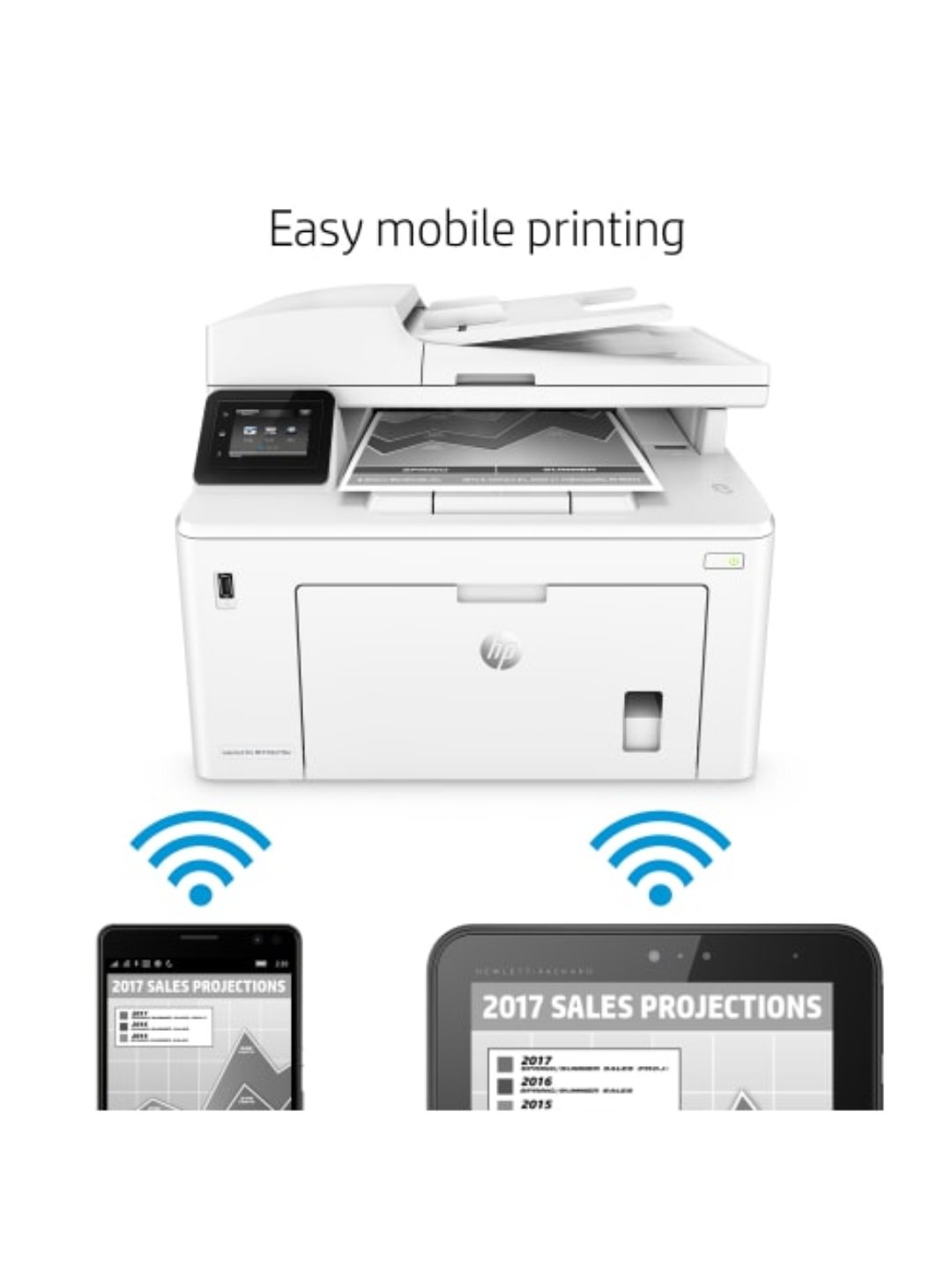impresoras y scanners - MULTIFUNCIONAL  HP LASERJET M227FDW MFP - IMPRESORA ,ESCANER,COPIADORA,WIFI