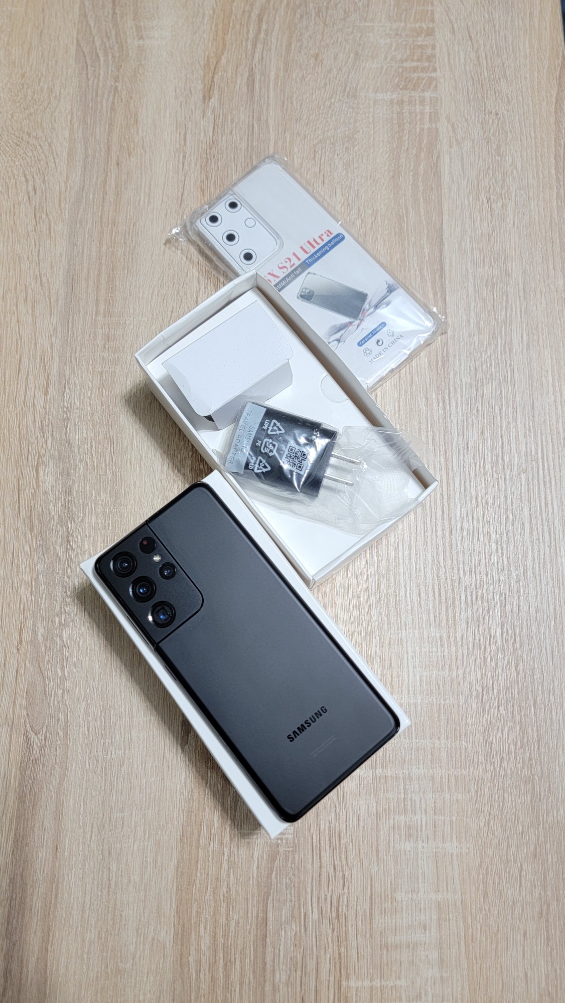 celulares y tabletas - Samsung Galaxy S21 Ultra 5G 12GB RAM/256GB Negro Como Nuevo Desbloqueado Clean