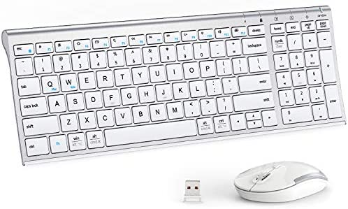 computadoras y laptops - TECLADO MOUSE ,PARA MAC,WINDOWS ICLEVER GK03 COMBO INALÁMBRICOS 2