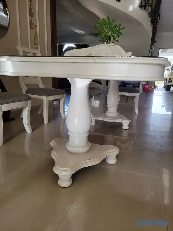 muebles y colchones - Comedor Caoba Centenario 6 Sillas 2