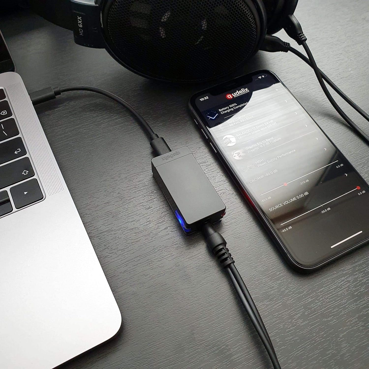 accesorios para electronica - Qudelix-5K Bluetooth USB DAC AMP (ES9219) LDAC, EQ 8