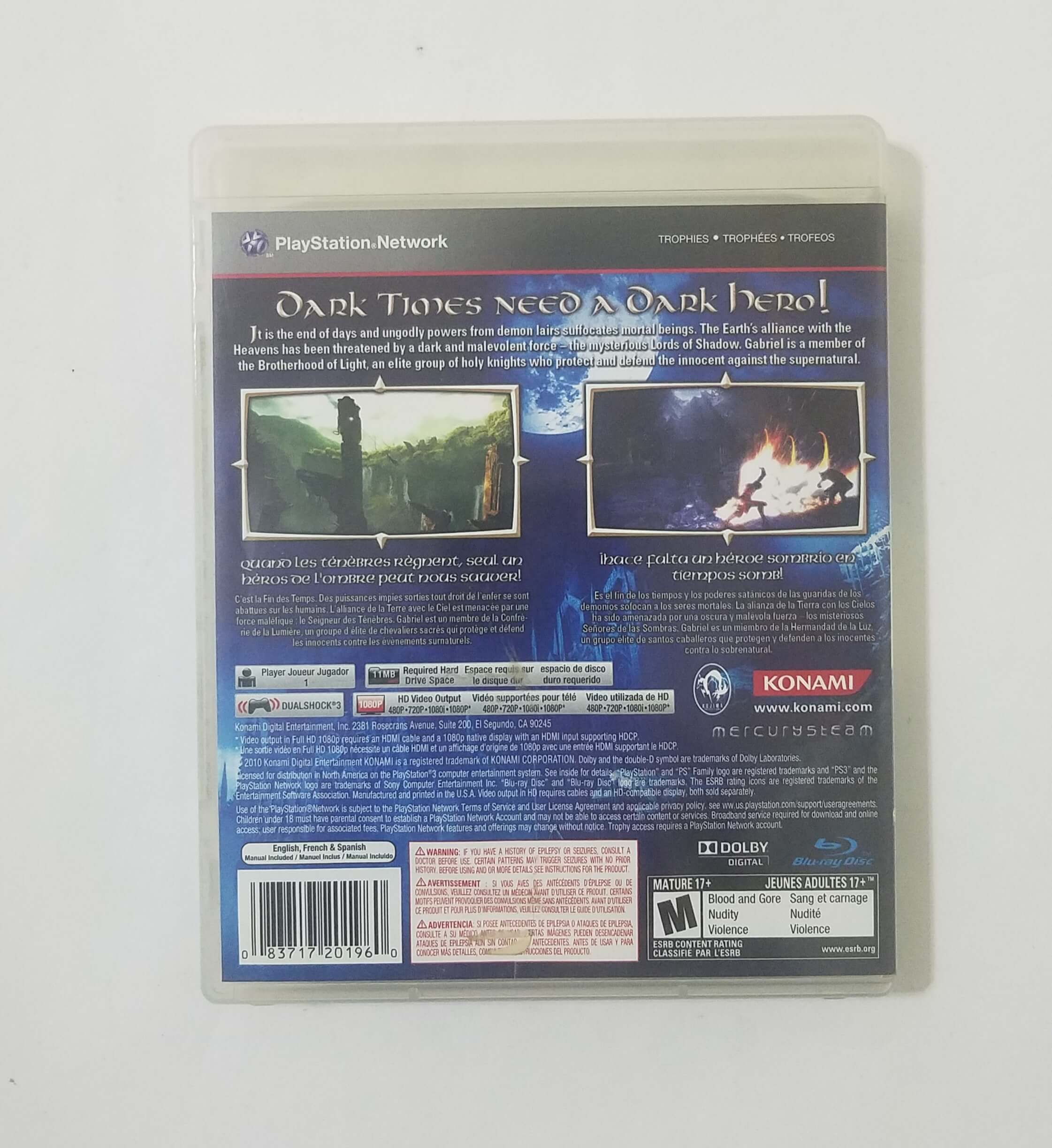 consolas y videojuegos - Castlevania: Lords of Shadow de PlayStation 3 PS3 3