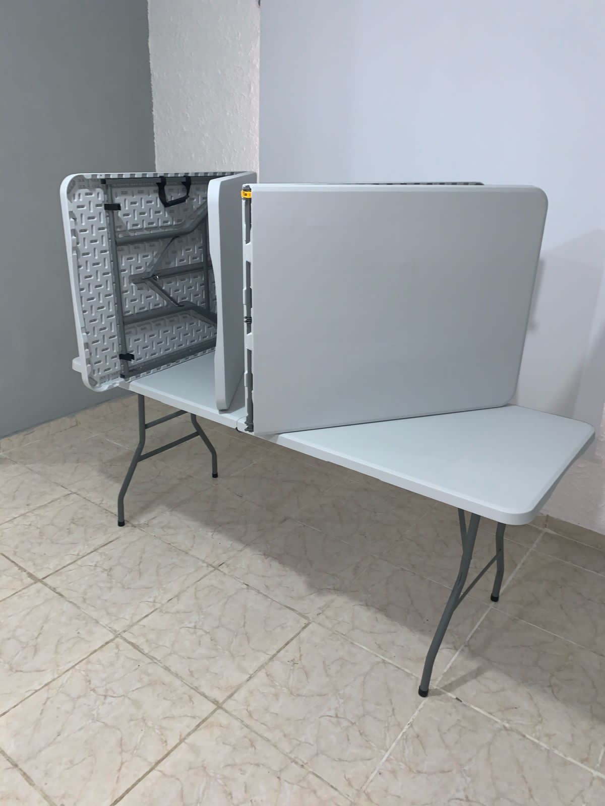 herramientas, jardines y exterior - Mesa plegable plástica  1
