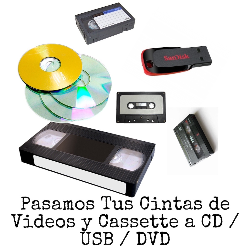 servicios profesionales - Pasamos vhs cassette disco vinilo Lp a usb o cd en santiago al mejor precio 6