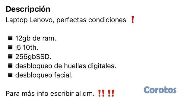 computadoras y laptops - Laptop Lenovo ‼️ 4