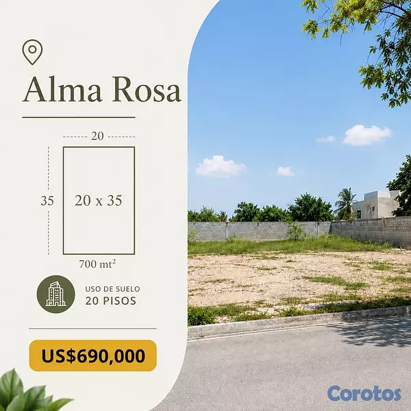 solares y terrenos - solar en Alma Rosa 1 2