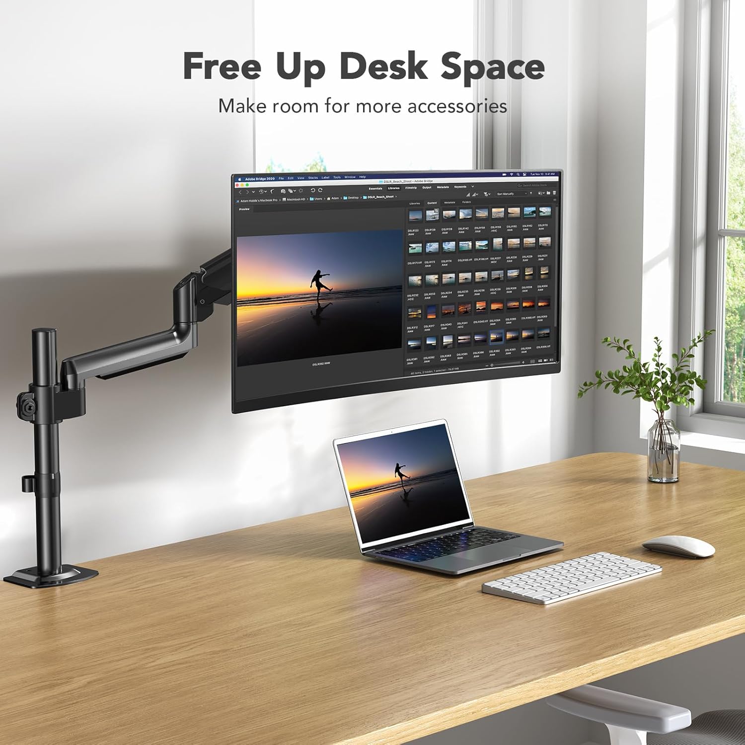 accesorios para electronica - HUANUO brazo de monitor