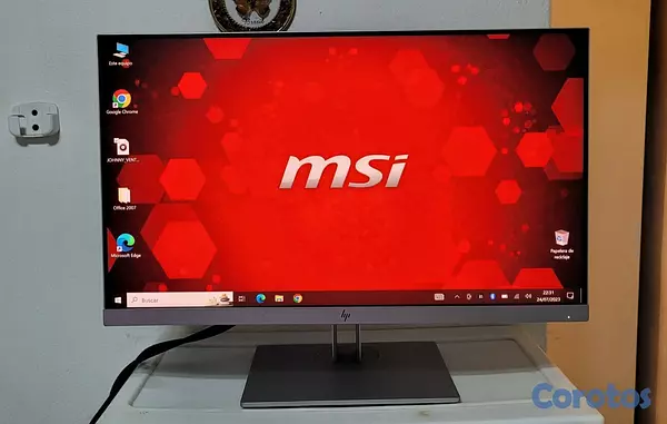 computadoras y laptops - Monitor hp 24 Pulg Pantalla ips Full HD 1080p 2