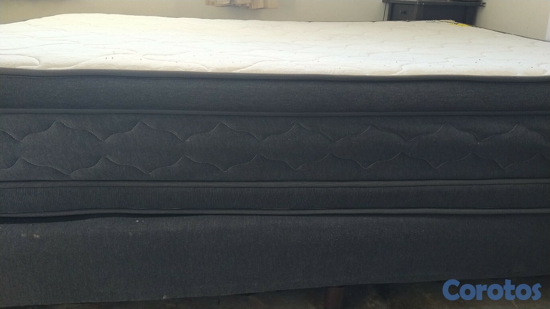 muebles y colchones - Cama Completa Doble Pillow Top 4