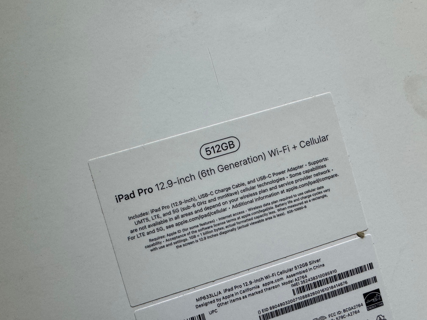 celulares y tabletas - iPad Pro 12.9 inch 512GB SSD | M2 Apple Chip | 8GB RAM Silver Nueva RD$ 63,500 N 1