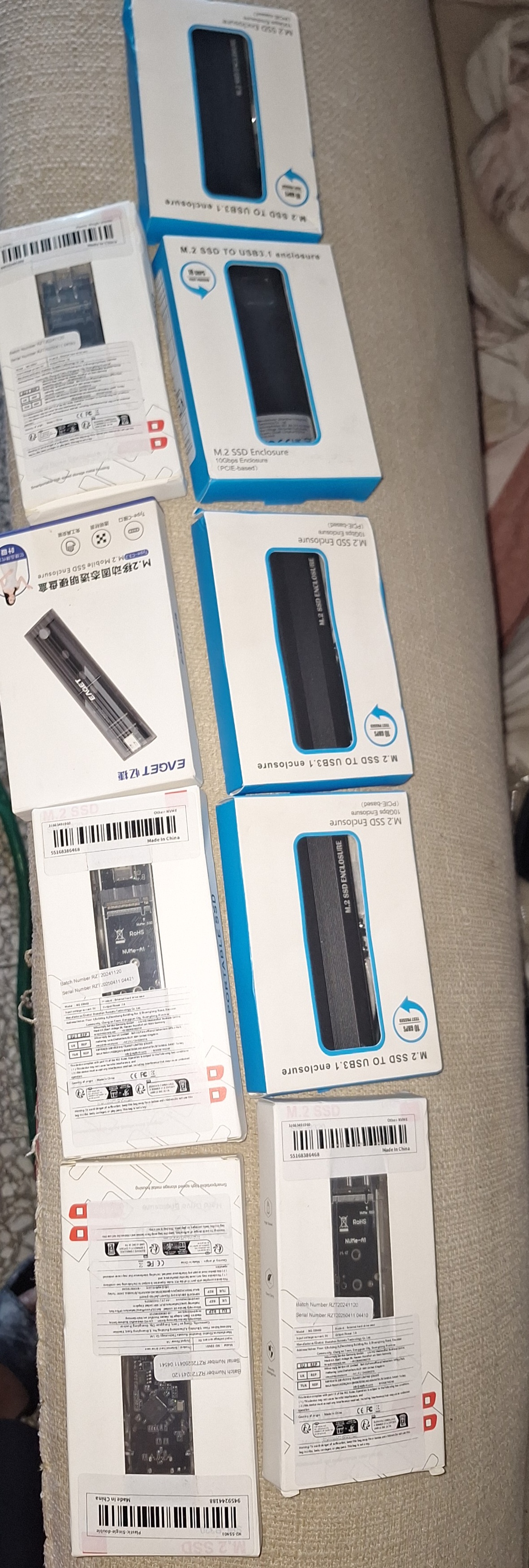 accesorios para electronica - Enclouser M2 Sata & Nvme 5