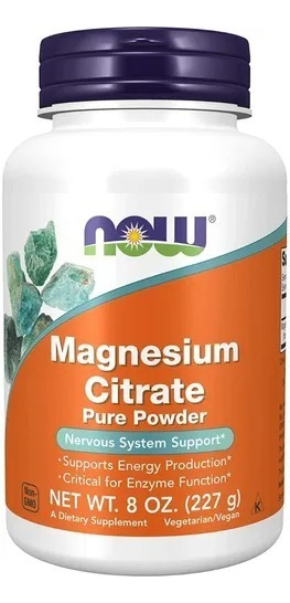 Salud y Equipamiento Médico - Citrato De Magnesio 227g Now 1