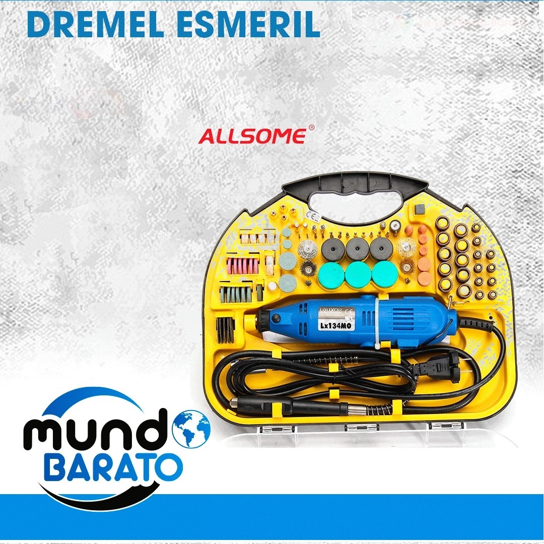 herramientas, jardines y exterior - Taladro rotativo eléctrico, pulidor grabador, dremel Amoladora drimel brocas 1