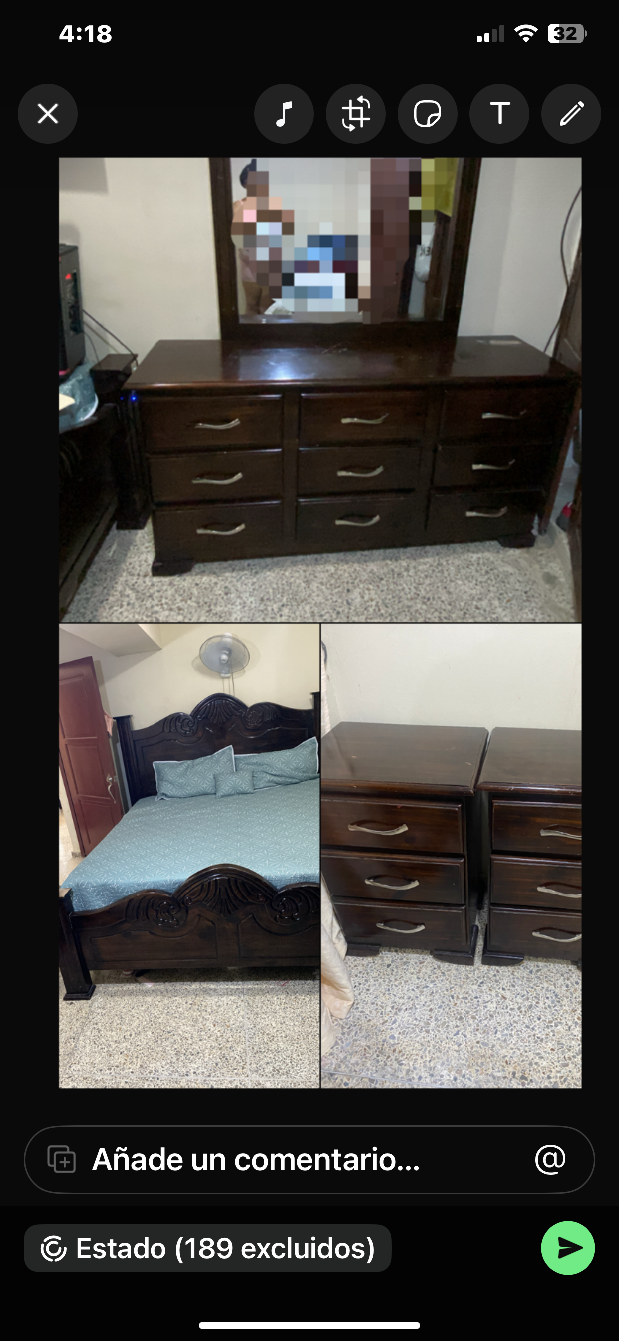 muebles y colchones - Juego de habitación  4