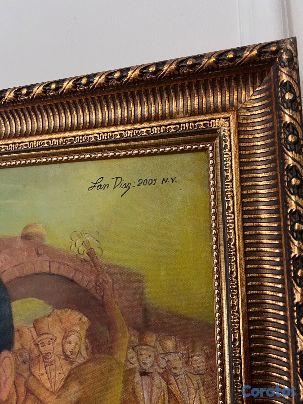 arte y antigüedades - cuadro de Lan Díaz 2001 5